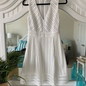 White jcrew dress